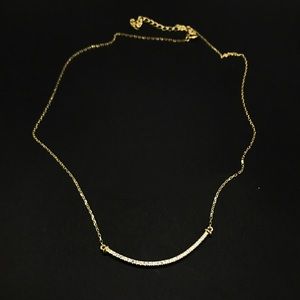 CZ Curve Necklace :)